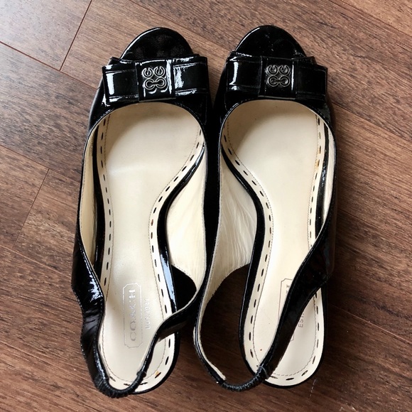 Coach Peep-Toe Heels - Picture 1 of 5